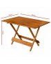 Mesa Dobrável 1,20 X 70 com 04 Cadeiras - Mel